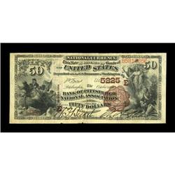 Pittsburgh, PA - $50 1882 Brown Back Fr. 518 The