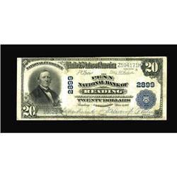 Reading, PA - $20 1902 Plain Back Fr. 650 The