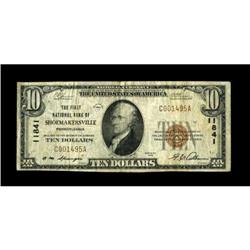 Shoemakersville, PA - $10 1929 Ty. 1 The First