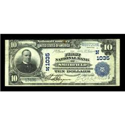 Smithfield, RI - $10 1902 Plain Back Fr. 624 The