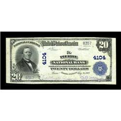 Pierre, SD - $20 1902 Plain Back Fr. 652 The