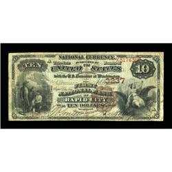 Rapid City, SD - $10 1882 Brown Back Fr. 484 The