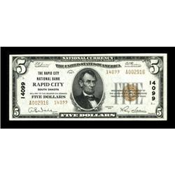 Rapid City, SD - $5 1929 Ty. 2 The Rapid City NB