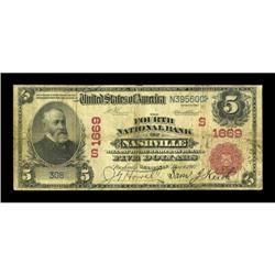 Nashville, TN - $5 1902 Red Seal Fr. 589 The