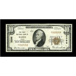 Baird, TX - $10 1929 Ty. 1 The First NB Ch. #