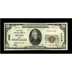 Beeville, TX - $20 1929 Ty. 1 The First NB Ch. #