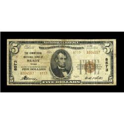 Brady, TX - $5 1929 Ty. 2 The Commercial NB Ch.