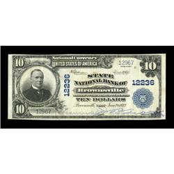 Brownsville, TX - $10 1902 Plain Back Fr. 635