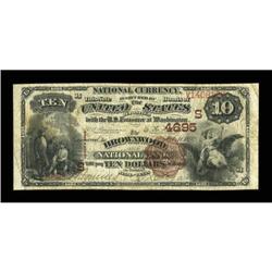 Brownwood, TX - $10 1882 Brown Back Fr. 485 The