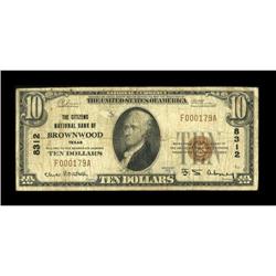 Brownwood, TX - $10 1929 Ty. 1 The Citizens NB