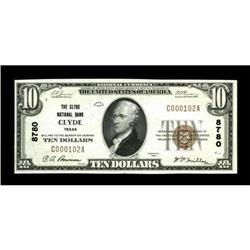 Clyde, TX - $10 1929 Ty. 1 The Clyde NB Ch. #