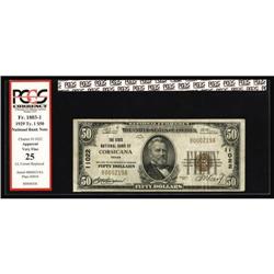 Corsicana, TX - $50 1929 Ty. 1 The State NB Ch. # 1102