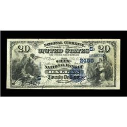 Dallas, TX - $20 1882 Value Back Fr. 581 The