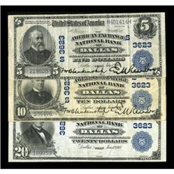 Dallas, TX - $5 1902 Plain Back Fr. 600 The