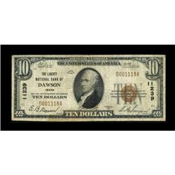 Dawson, TX - $10 1929 Ty. 1 The Liberty NB Ch. #