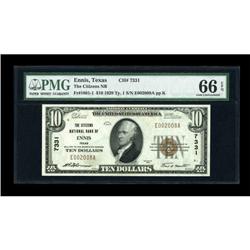 Ennis, TX - $10 1929 Ty. 1 The Citizens NB Ch. #