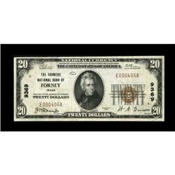 Forney, TX - $20 1929 Ty. 1 The Farmers NB Ch. #
