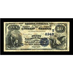 Fort Worth, TX - $10 1882 Date Back Fr. 542 The