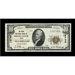 Grand Saline, TX - $10 1929 Ty. 1 The State NB