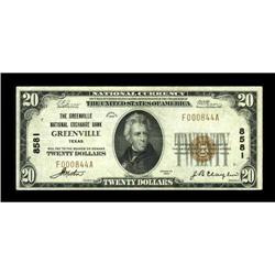 Greenville, TX - $20 1929 Ty. 2 The Greenville