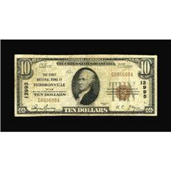 Hebbronville, TX - $10 1929 Ty. 1 The First NB
