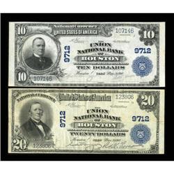 Houston, TX - $10 1902 Plain Back Fr. 627 The