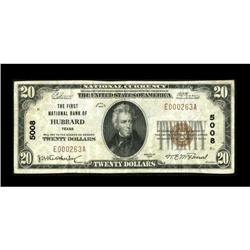 Hubbard, TX - $20 1929 Ty. 1 The First NB Ch. #