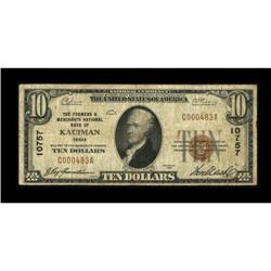 Kaufman, TX - $10 1929 Ty. 1 The Farmers &