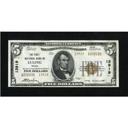 Luling, TX - $5 1929 Ty. 2 The First NB Ch. #