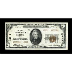 Luling, TX - $20 1929 Ty. 2 The First NB Ch. #