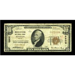 Marlin, TX - $10 1929 Ty. 1 The Marlin-Citizens