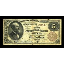 Mexia, TX - $5 1882 Brown Back Fr. 467 The First