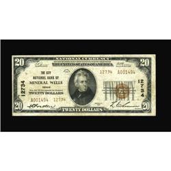 Mineral Wells, TX - $20 1929 Ty. 2 The City NB