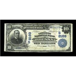 Odessa, TX - $10 1902 Date Back Fr. 616 The