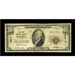 Rosebud, TX - $10 1929 Ty. 1 The First NB Ch. #