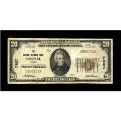 Sabinal, TX - $20 1929 Ty. 1 The Sabinal NB Ch.