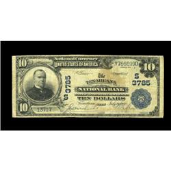 Texarkana, TX - $10 1902 Plain Back Fr. 626 The