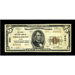 Throckmorton, TX - $5 1929 Ty. 2 The First NB