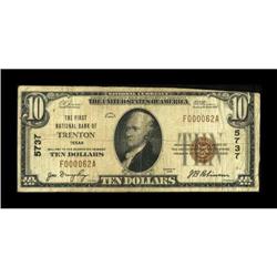 Trenton, TX - $10 1929 Ty. 1 The First NB Ch. #