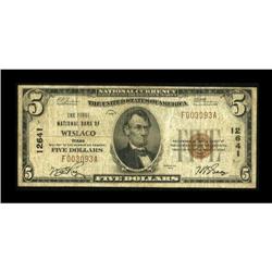 Weslaco, TX - $5 1929 Ty. 1 The First NB Ch. #