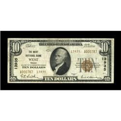 West, TX - $10 1929 Ty. 2 The West NB Ch. #