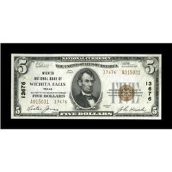 Wichita Falls, TX - $5 1929 Ty. 2 Wichita NB Ch.