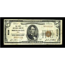 Brigham City, UT - $5 1929 Ty. 1 The First NB