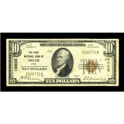 Moab, UT - $10 1929 Ty. 1 The First NB Ch. #