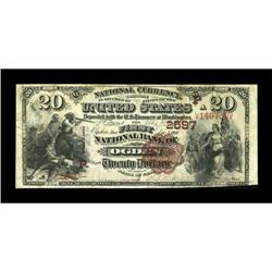 Ogden, UT - $20 1882 Brown Back Fr. 504 The