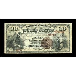 Ogden, UT - $20 1882 Brown Back Fr. 501 The