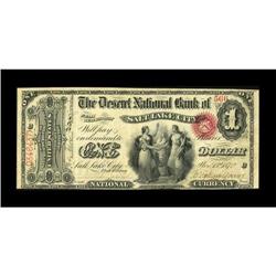 Salt Lake City, UT - $1 Original Fr. 382 The