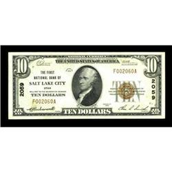 Salt Lake City, UT - $10 1929 Ty. 1 The First NB