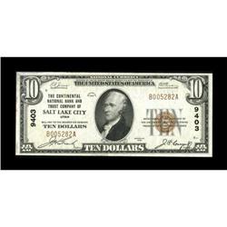 Salt Lake City, UT - $10 1929 Ty. 1 The