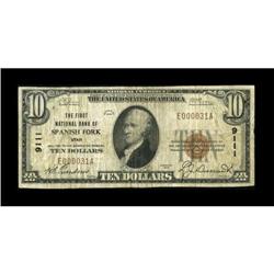Spanish Fork, UT - $10 1929 Ty. 1 The First NB